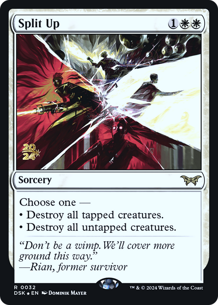 Image of Split Up (PRE-032) - Duskmourn: House of Horror Promos Foil