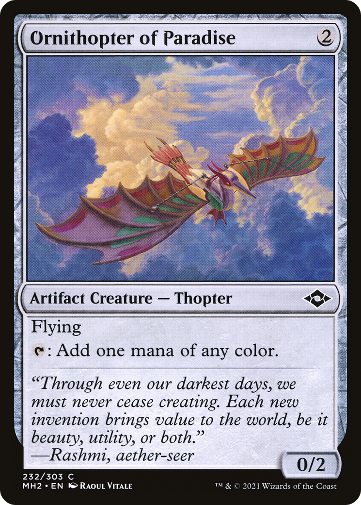 Image of Ornithopter of Paradise (MH2-232) - Modern Horizons 2