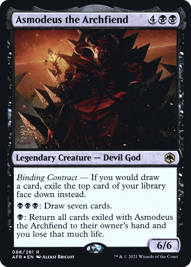 Image of Asmodeus the Archfiend (PRE-088) - Adventures in the Forgotten Realms Promos Foil