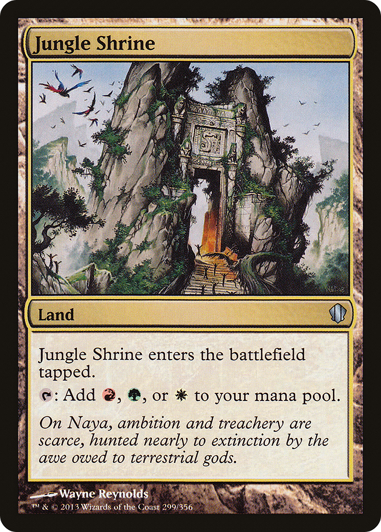 Image of Jungle Shrine (C13-299) - Commander 2013