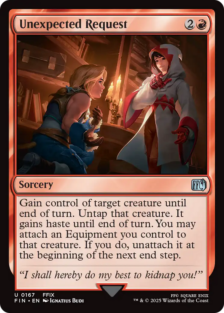 Image of Unexpected Request (FIN-167) - FINAL FANTASY Foil