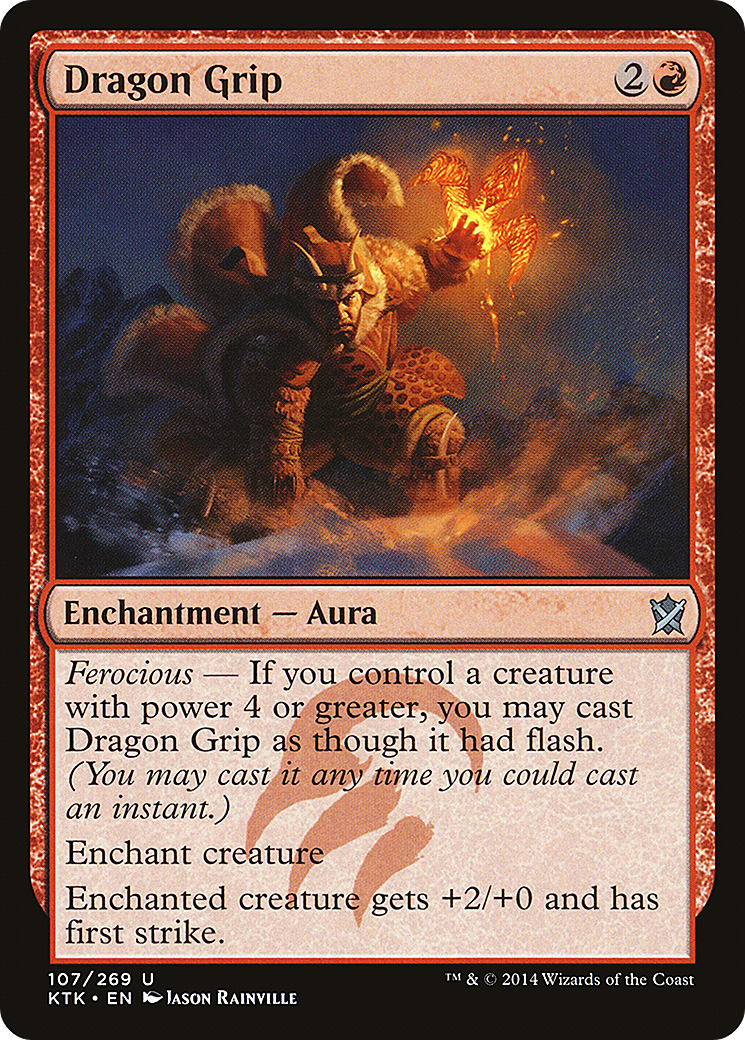 Image of Dragon Grip (KTK-107) - Khans of Tarkir