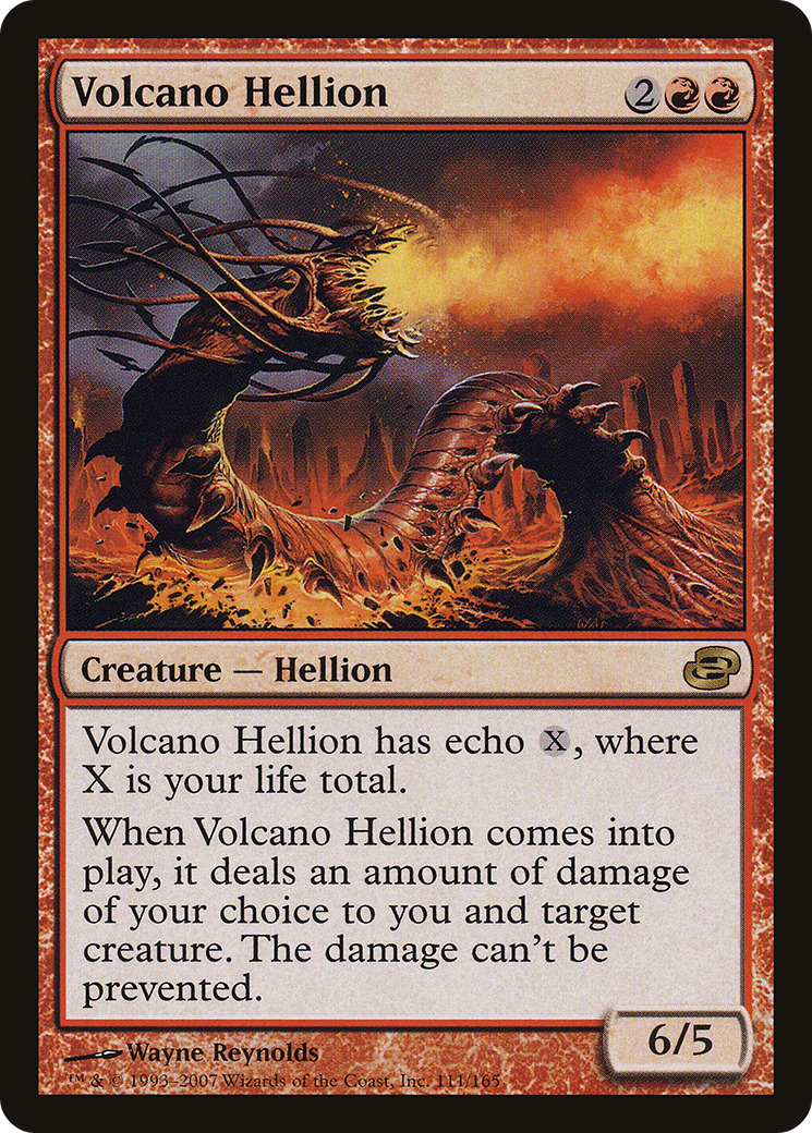 Image of Volcano Hellion (PLC-111) - Planar Chaos Foil