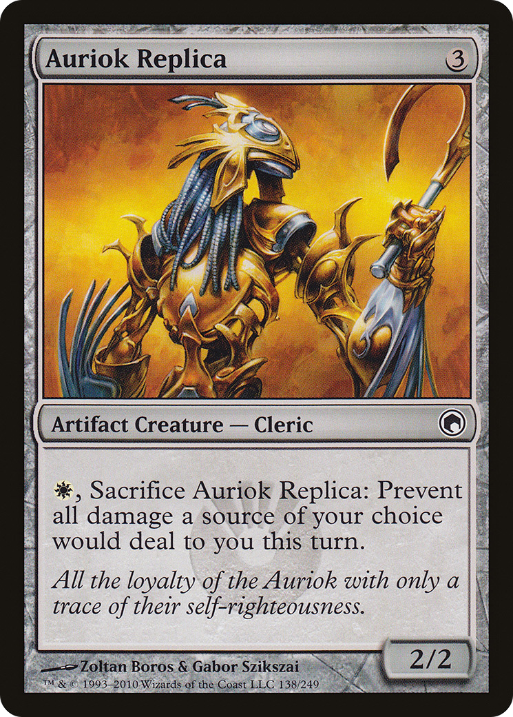 Image of Auriok Replica (SOM-138) - Scars of Mirrodin