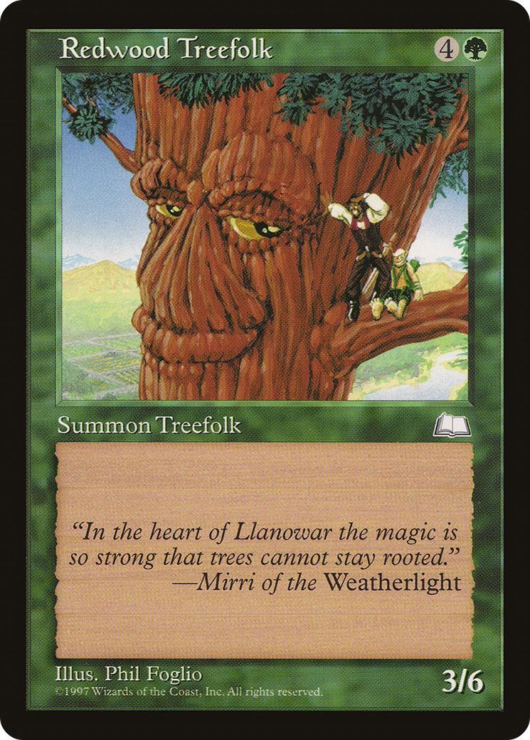 Image of Redwood Treefolk (WTH-) - Weatherlight