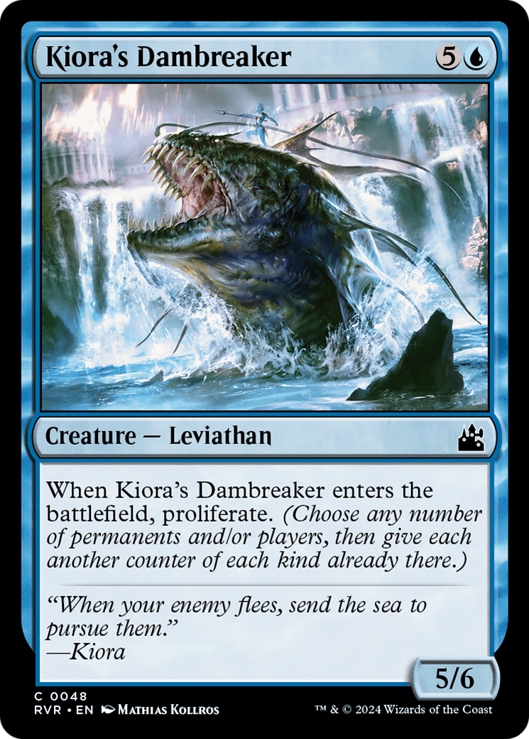 Image of Kiora's Dambreaker (RVR-048) - Ravnica Remastered