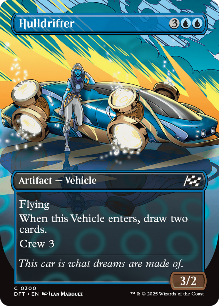 Image of Hulldrifter (Borderless) (DFT-300) - Aetherdrift (Borderless) Foil