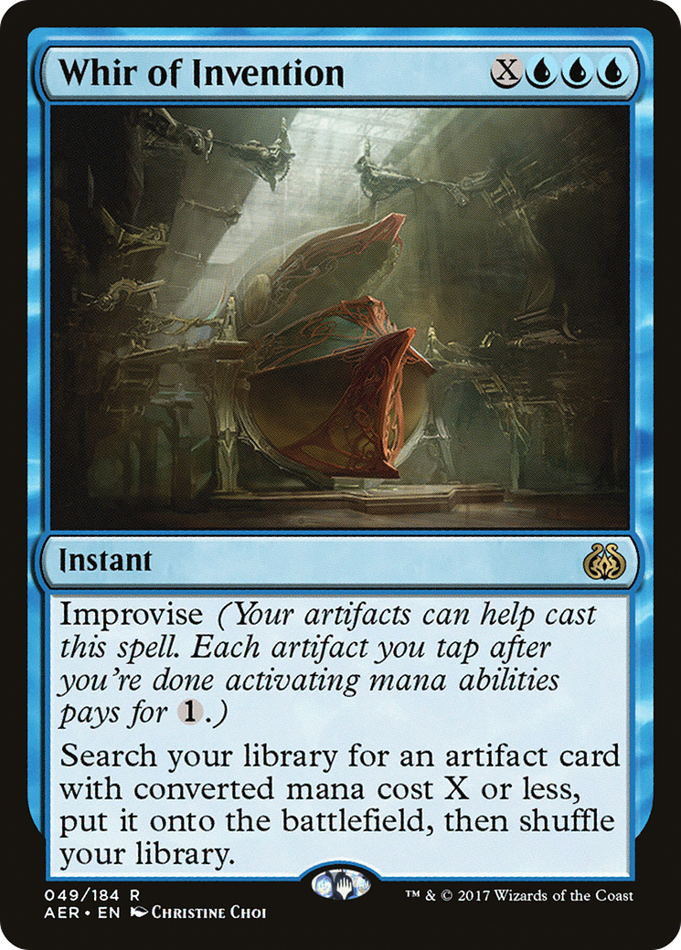 Image of Whir of Invention (AER-049) - Aether Revolt Foil