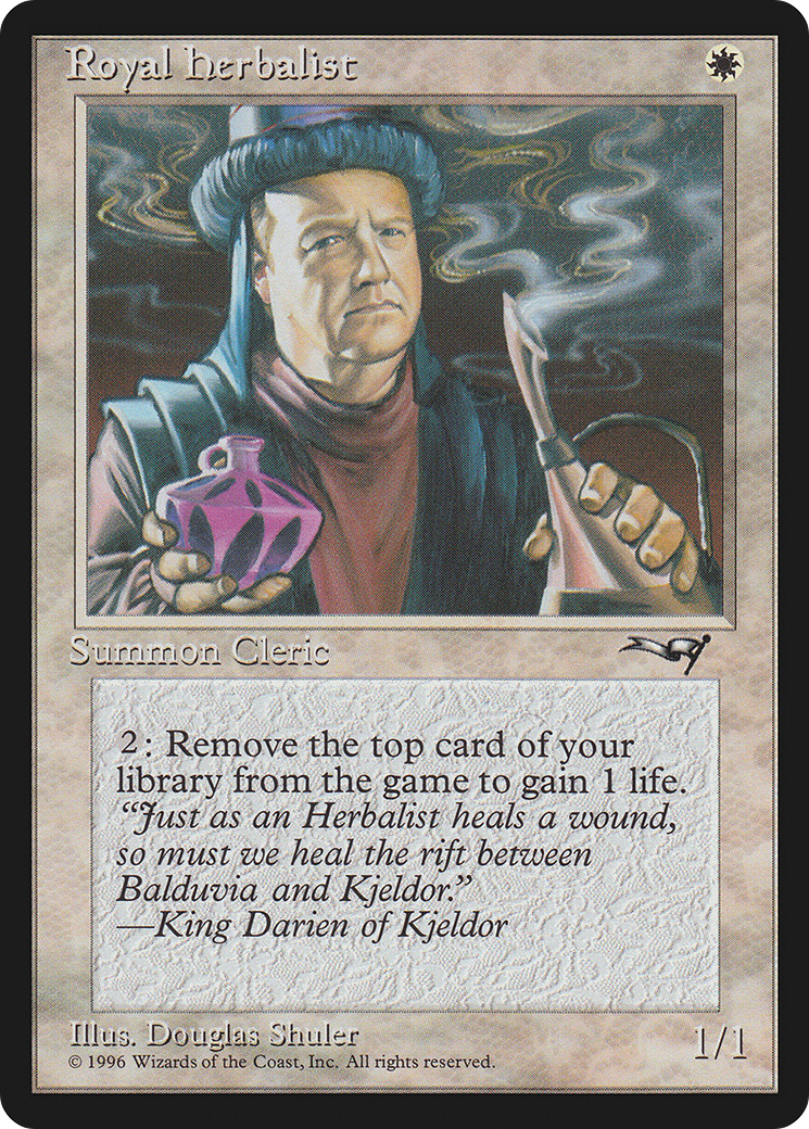 Image of Royal Herbalist (Man) (ALL-148) - Alliances