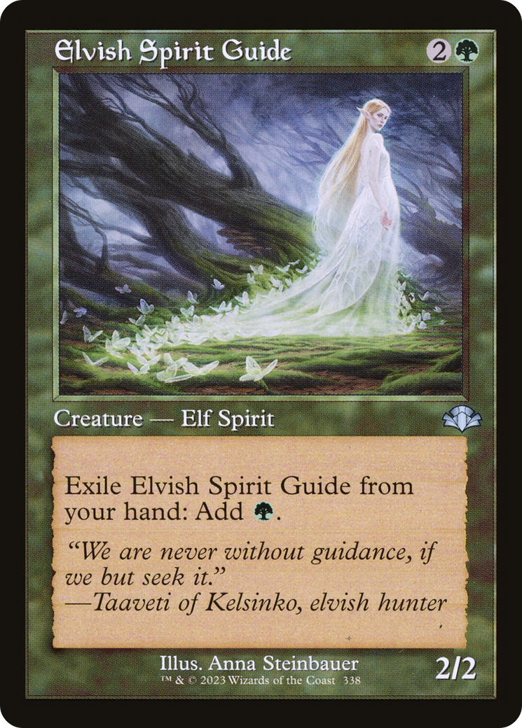 Image of Elvish Spirit Guide (Retro Frame) (DMR-338) - Dominaria Remastered Foil