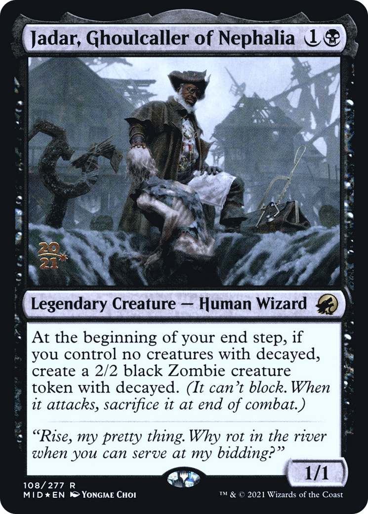 Image of Jadar, Ghoulcaller of Nephalia (PRE-108) - Innistrad: Midnight Hunt Promos Foil