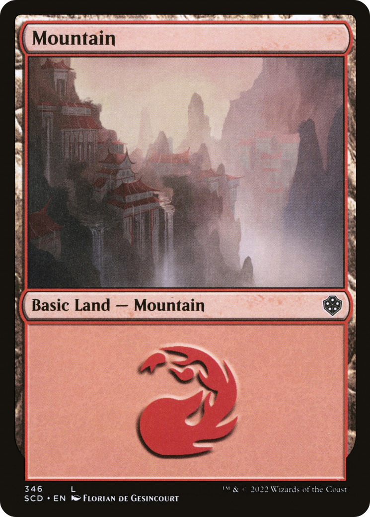 Image of Mountain (346) (SCD-346) - Starter Commander Decks