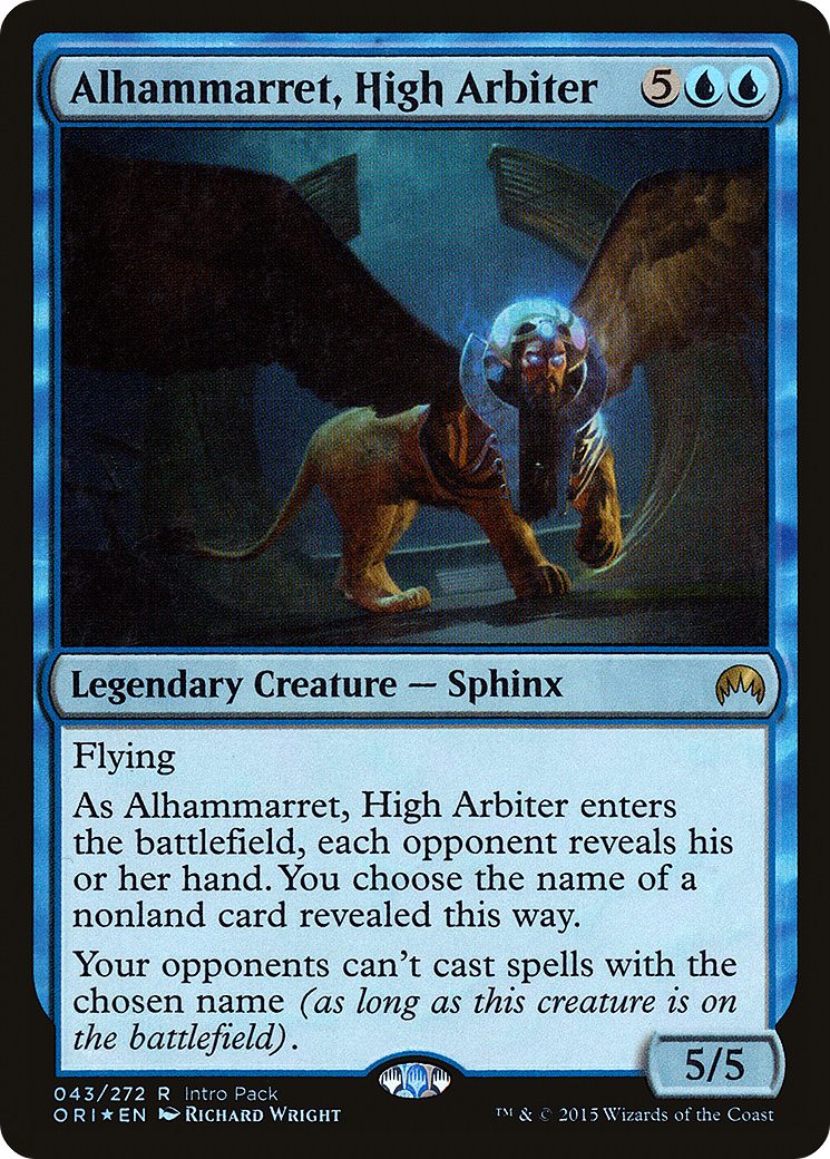 Image of Alhammarret, High Arbiter (UMP-043) - Magic Origins Promos Foil
