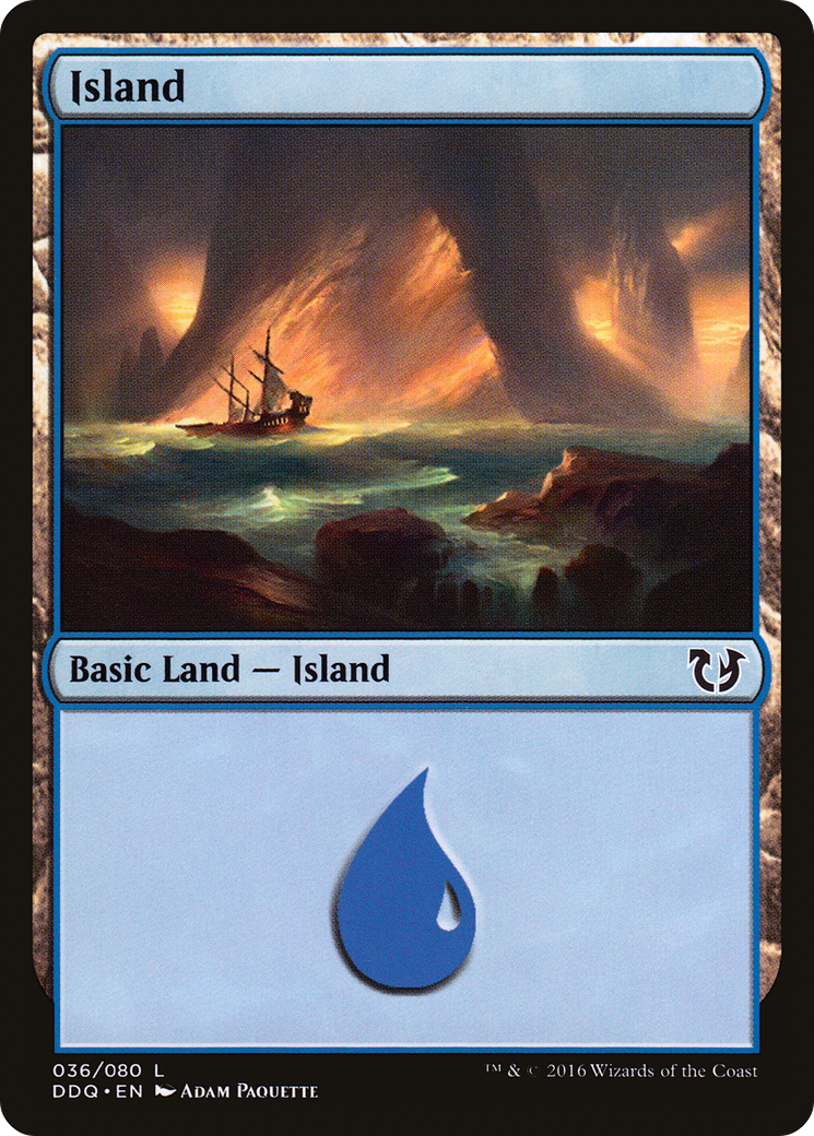 Image of Island (036) (DDQ-036) - Duel Decks: Blessed vs. Cursed