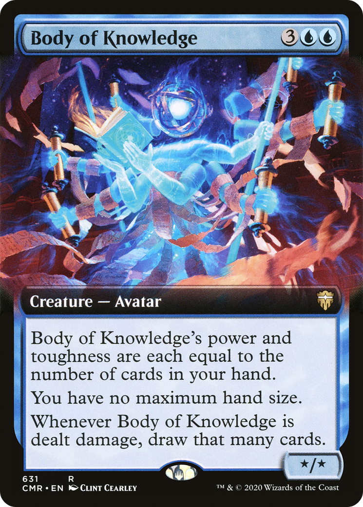 Image of Body of Knowledge (Extended Art) (CMR-631) - Commander Legends: (Extended Art)