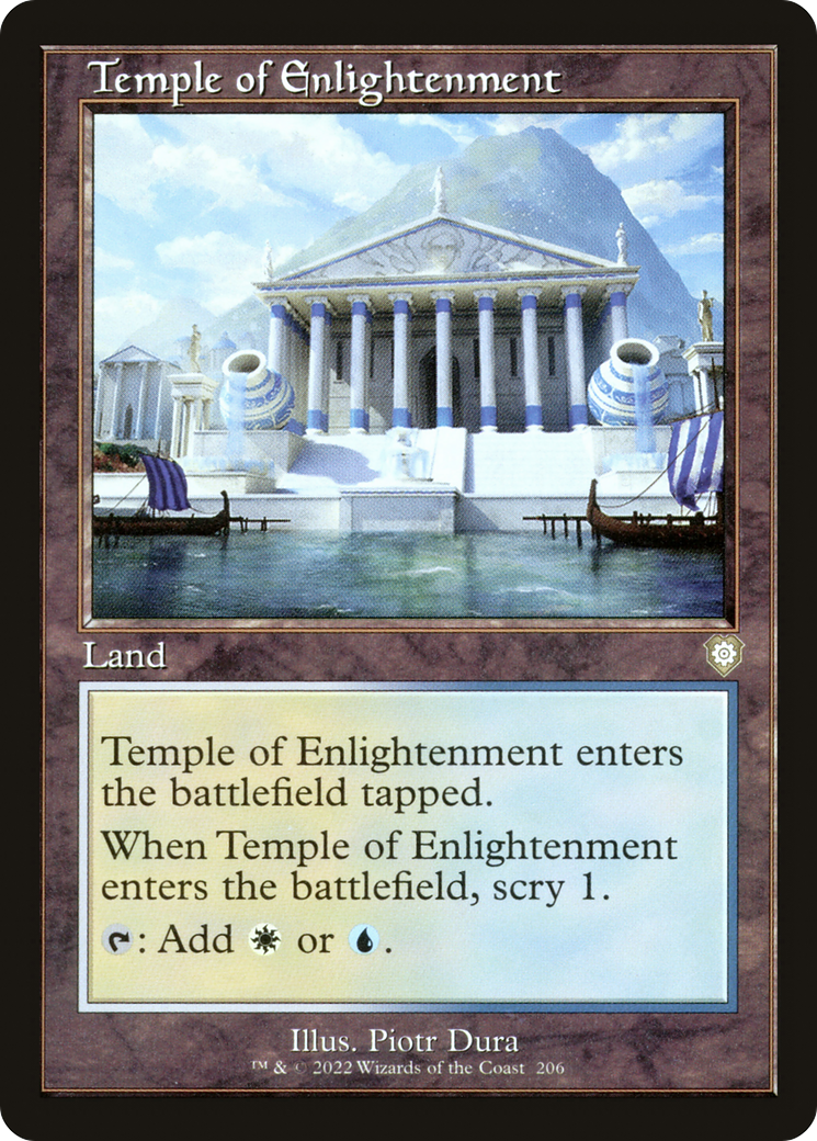 Image of Temple of Enlightenment (Retro Frame) (BRC-206) - The Brothers' War Commander
