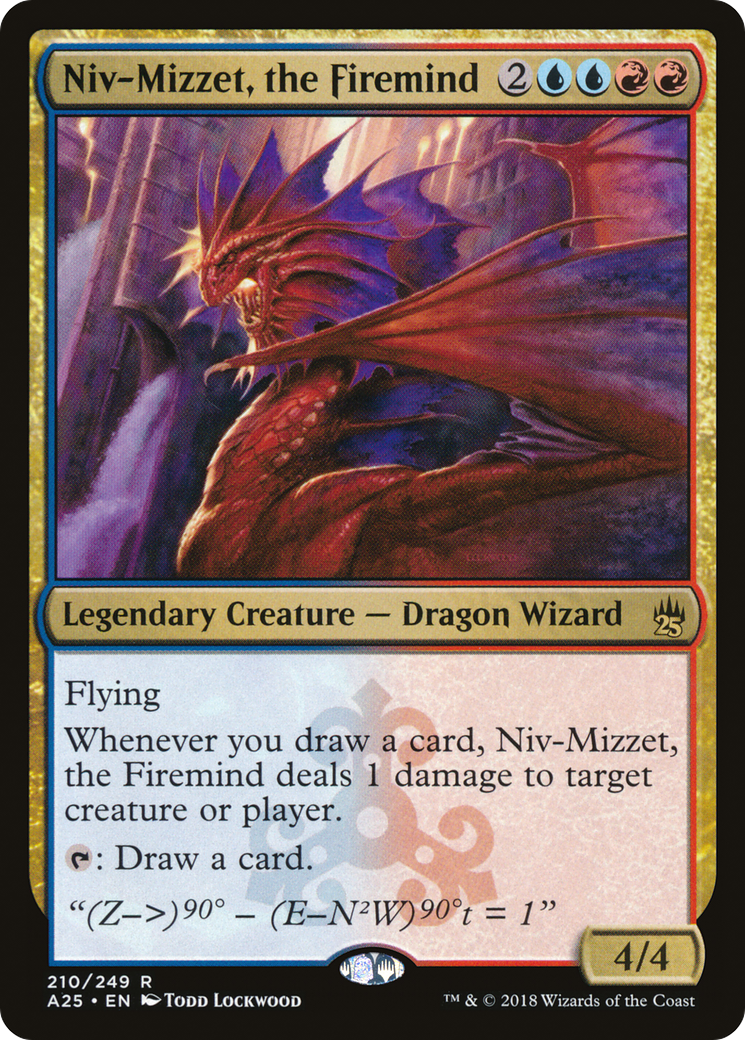 Image of Niv-Mizzet, the Firemind (A25-210) - Masters 25