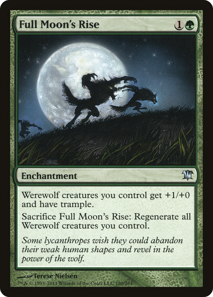 Image of Full Moon's Rise (ISD-180) - Innistrad Foil