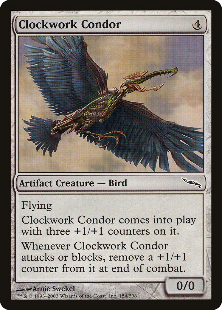Image of Clockwork Condor (MRD-154) - Mirrodin Foil