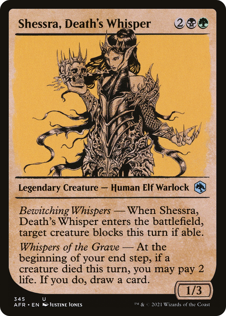 Image of Shessra, Death's Whisper (Showcase) (AFR-345) - Adventures in the Forgotten Realms: (Showcase)