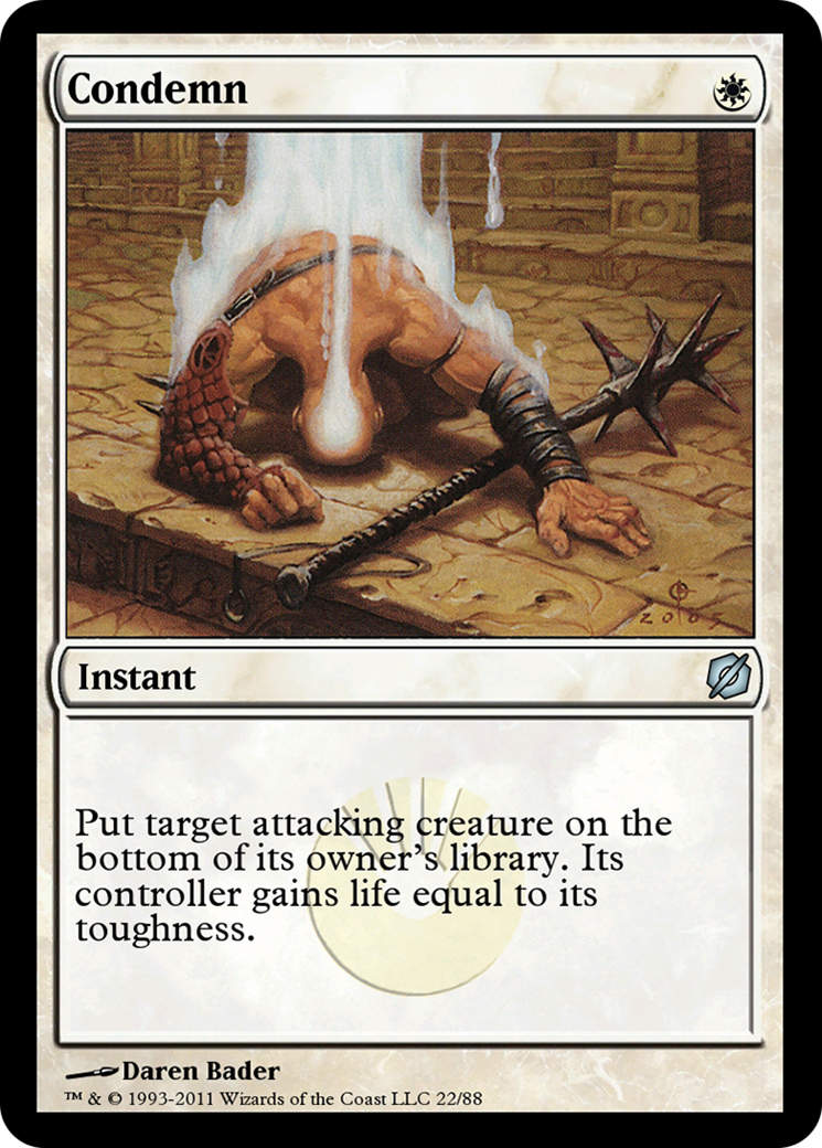 Image of Condemn (TD2-022) - Duel Decks: Mirrodin Pure vs. New Phyrexia