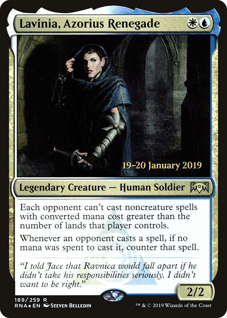 Image of Lavinia, Azorius Renegade (PRE-189) - Ravnica Allegiance Promos Foil