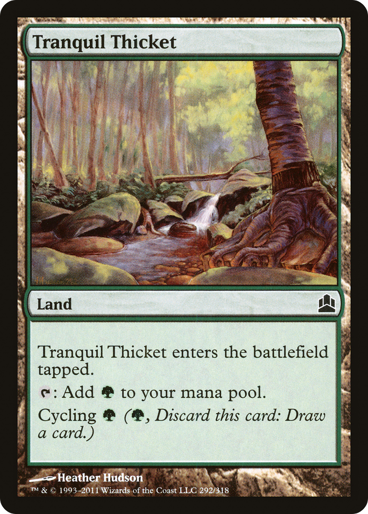 Image of Tranquil Thicket (CMD-292) - Commander 2011