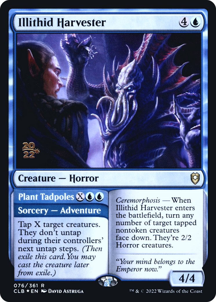 Image of Illithid Harvester (PRE-076) - Battle for Baldur's Gate Promos Foil