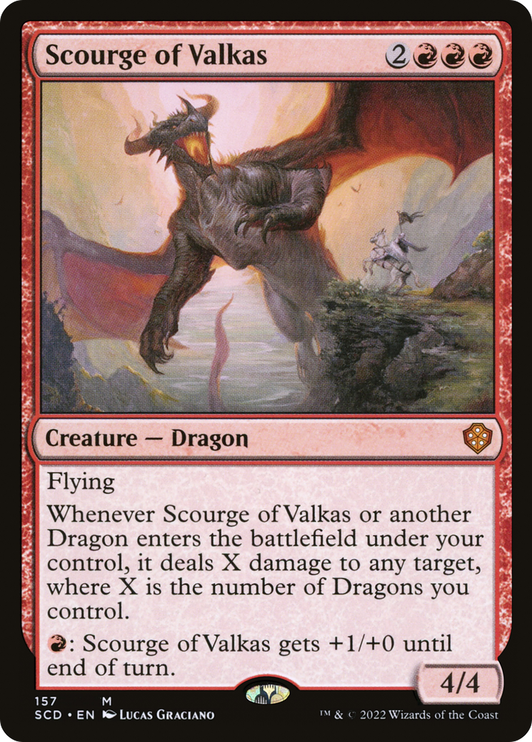 Image of Scourge of Valkas (SCD-157) - Starter Commander Decks