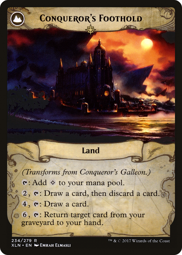 Image of Conqueror's Galleon (XLN-234) - Ixalan: (compasslanddfc) Foil