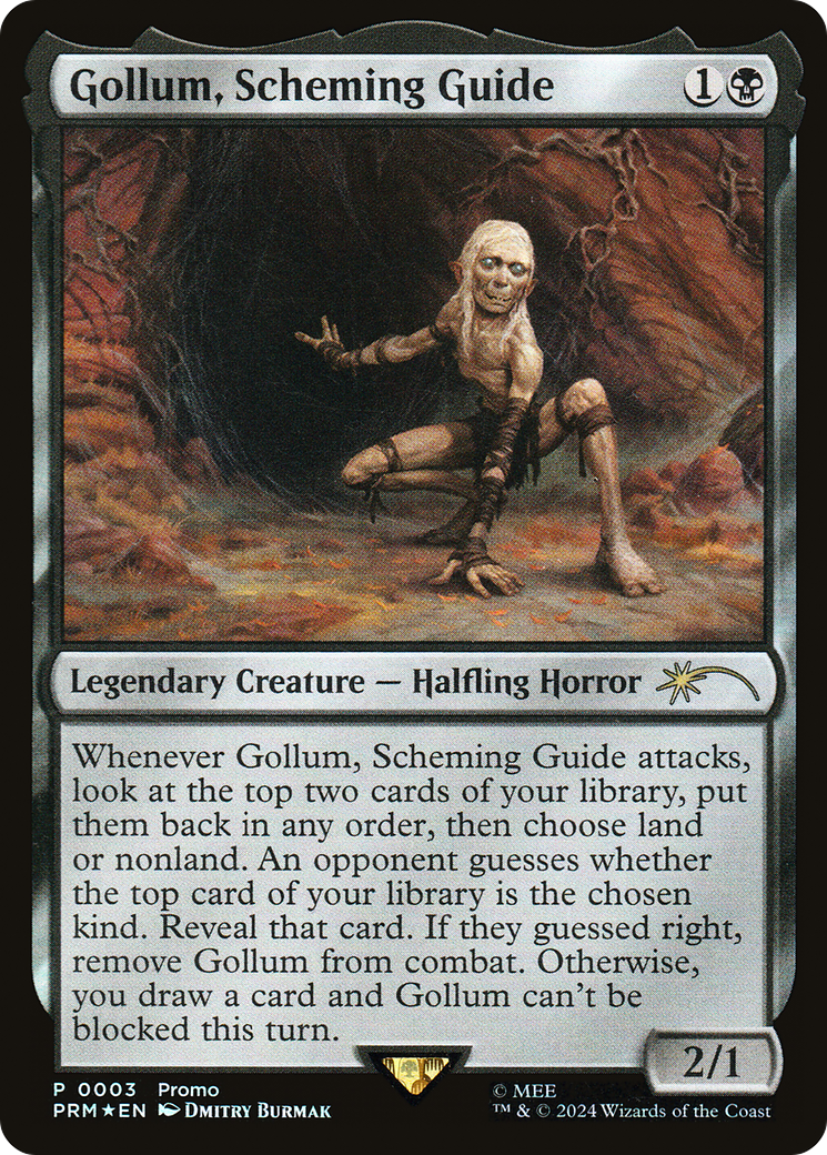 Image of Gollum, Scheming Guide (UMP-003) - Tales of Middle-earth Deluxe Commander Kit Foil