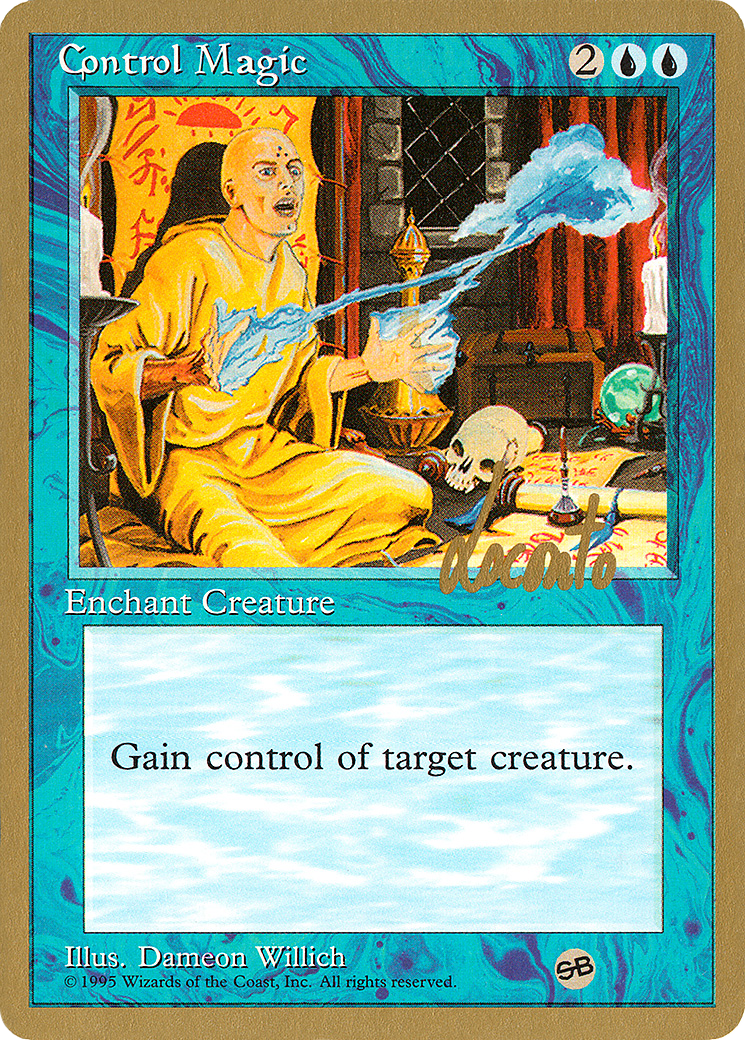 Image of Control Magic - 1996 Michael Loconto (4ED) (SB) (WCD-) - Pro Tour Collector Set