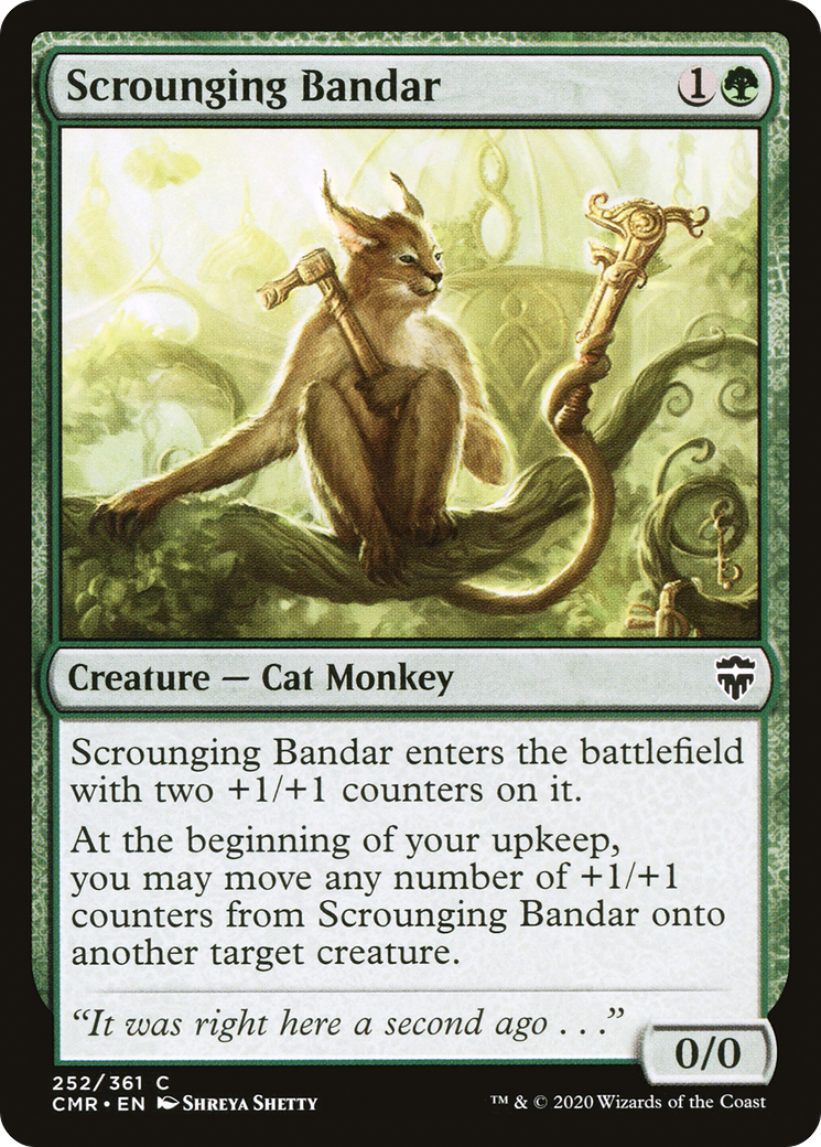 Image of Scrounging Bandar (CMR-252) - Commander Legends Foil