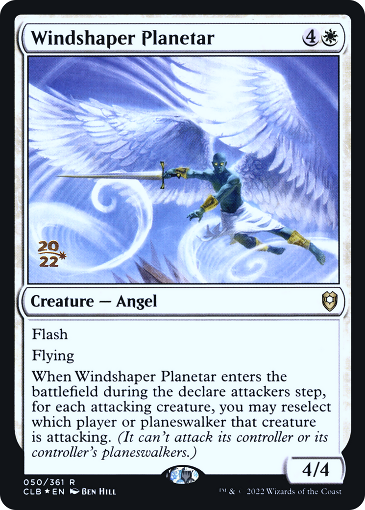 Image of Windshaper Planetar (PRE-050) - Battle for Baldur's Gate Promos Foil