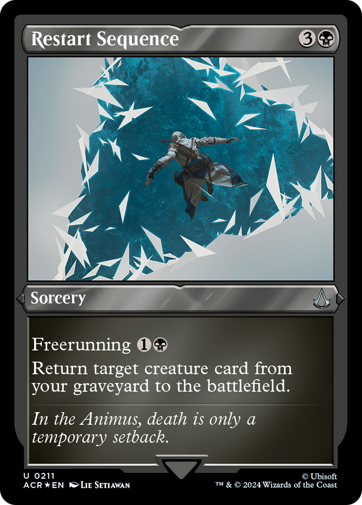 Image of Restart Sequence (ACR-211) - Assassin's Creed Etched Foil