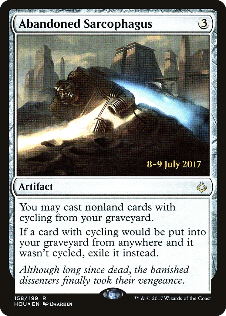 Image of Abandoned Sarcophagus (PRE-158) - Hour of Devastation Promos Foil