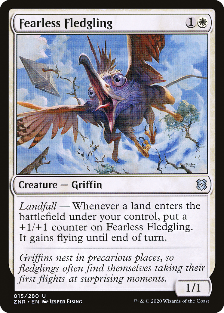 Image of Fearless Fledgling (ZNR-015) - Zendikar Rising