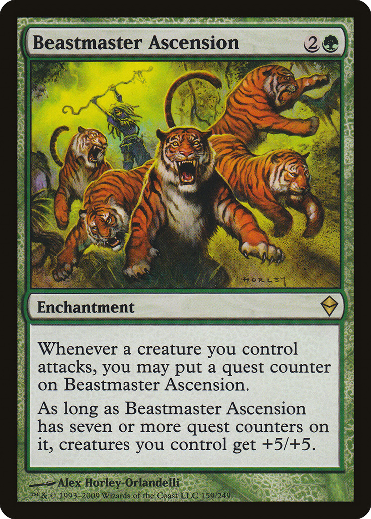 Image of Beastmaster Ascension (ZEN-159) - Zendikar