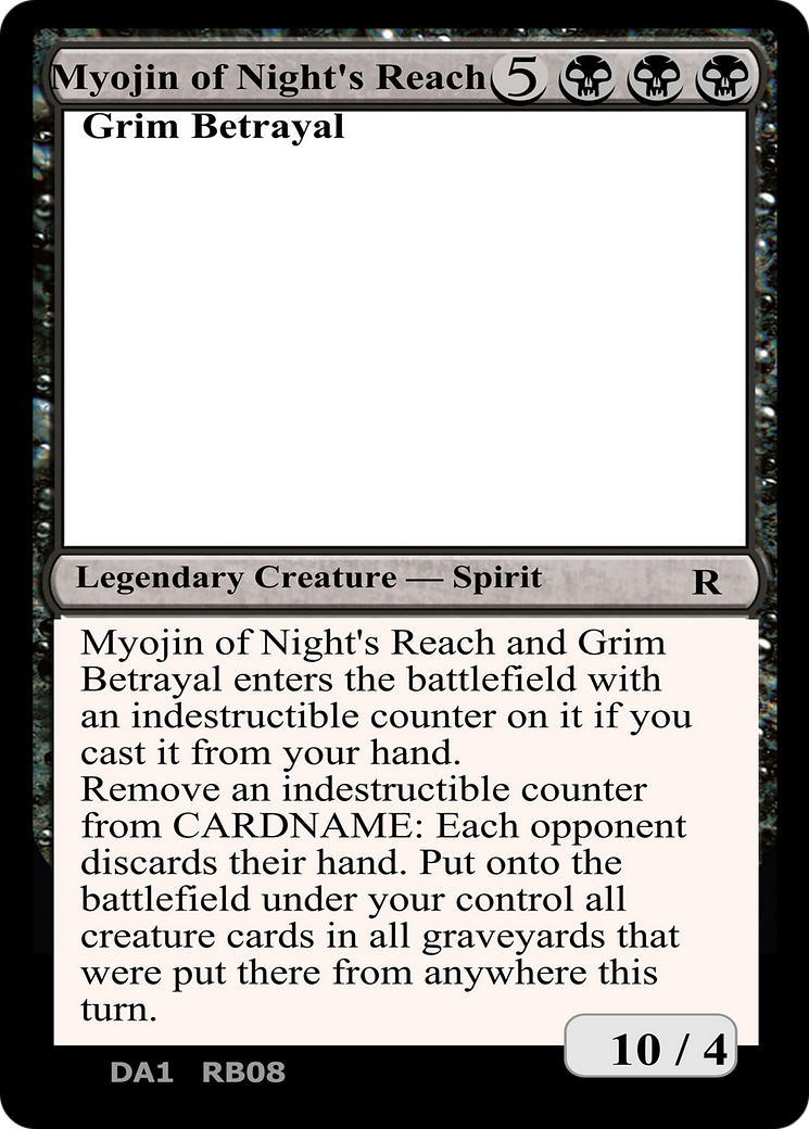 Image of Myojin of Night's Reach and Grim Betrayal (UNK-RB08) - Unknown Event