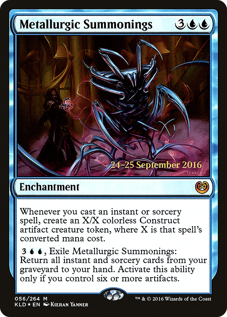 Image of Metallurgic Summonings (PRE-56S) - Kaladesh Promos Foil