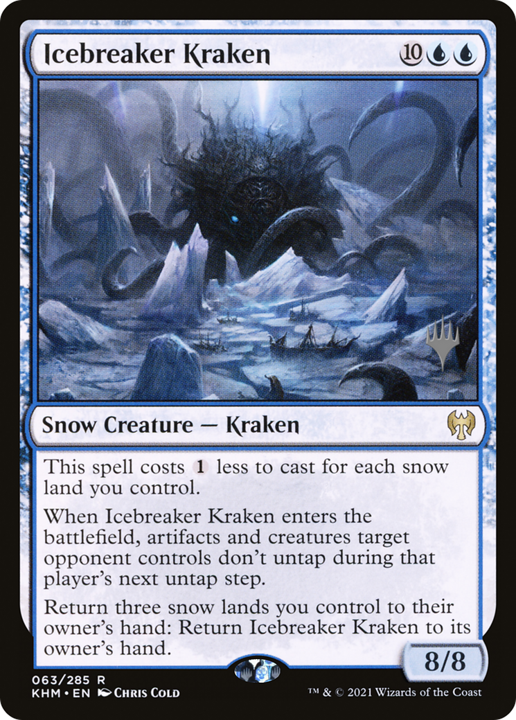 Image of Icebreaker Kraken (PPKHM-063) - Kaldheim Promos: (snow) Foil