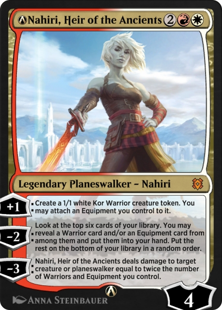 Image of A-Nahiri, Heir of the Ancients (ZNR-A-230) - Zendikar Rising