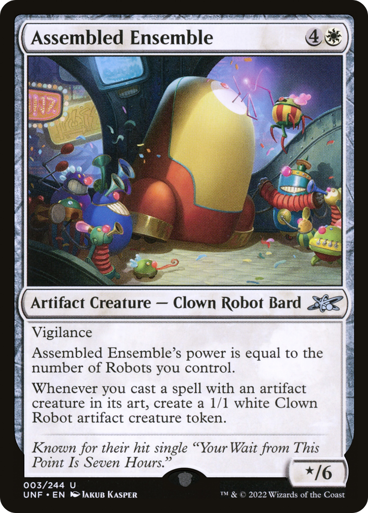 Image of Assembled Ensemble (UNF-003) - Unfinity Foil