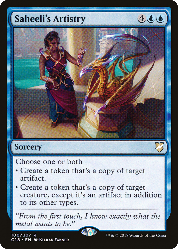 Image of Saheeli's Artistry (C18-100) - Commander 2018