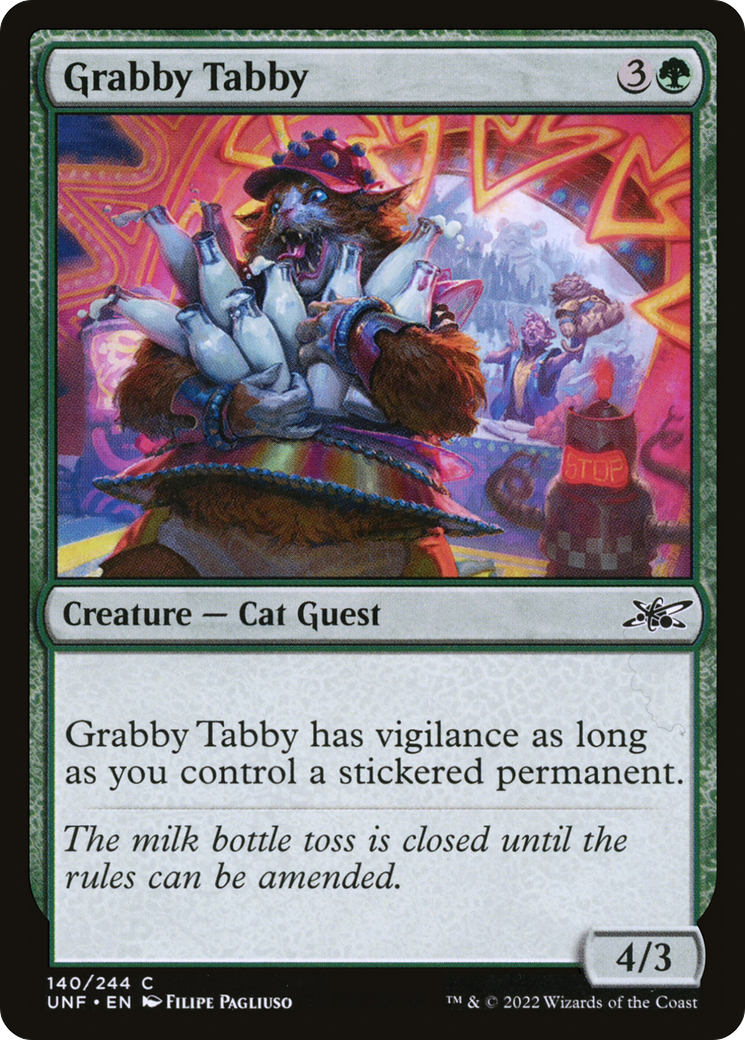 Image of Grabby Tabby (UNF-140) - Unfinity Foil