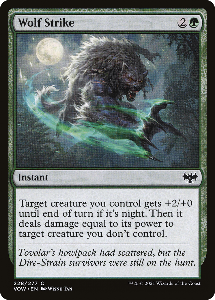 Image of Wolf Strike (VOW-228) - Innistrad: Crimson Vow