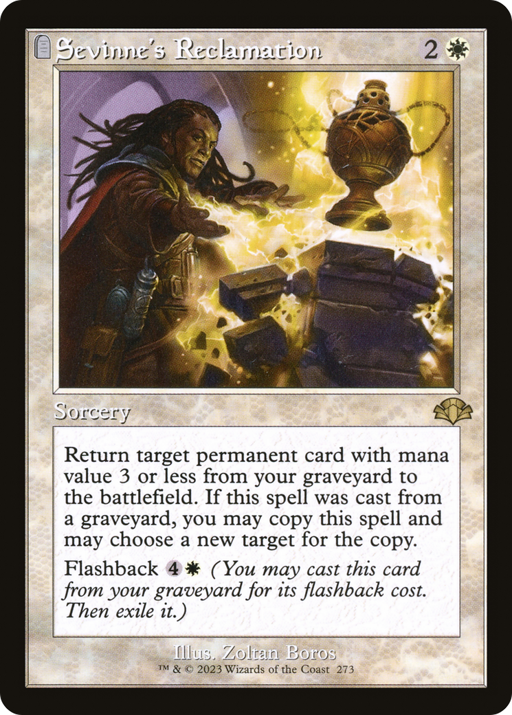 Image of Sevinne's Reclamation (Retro Frame) (DMR-273) - Dominaria Remastered: (tombstone)