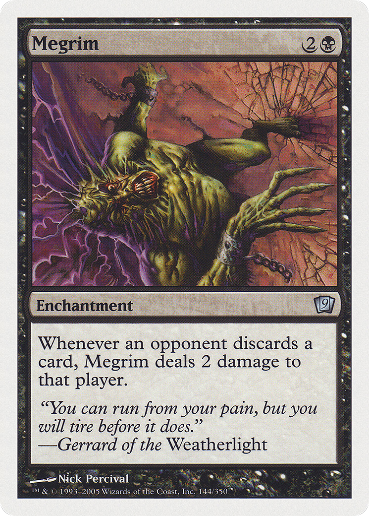 Image of Megrim (9ED-144) - 9th Edition Foil