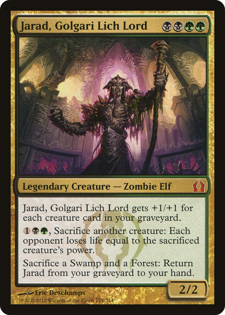 Image of Jarad, Golgari Lich Lord (RTR-174) - Return to Ravnica Foil