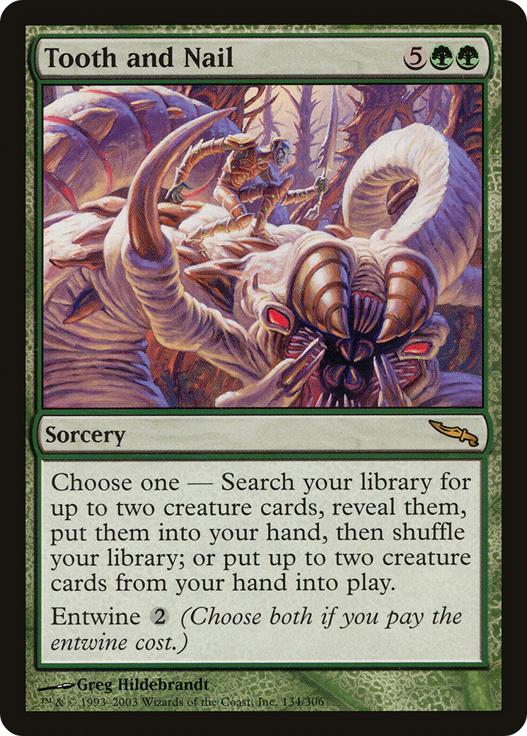 Image of Tooth and Nail (MRD-134) - Mirrodin